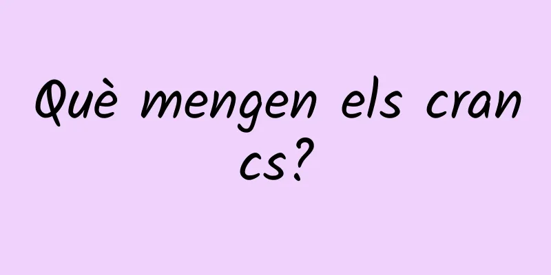 Què mengen els crancs?