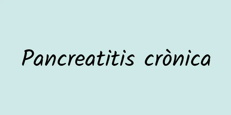 Pancreatitis crònica