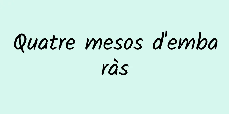 Quatre mesos d'embaràs