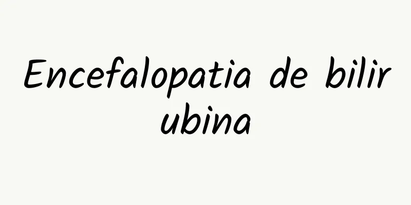 Encefalopatia de bilirubina