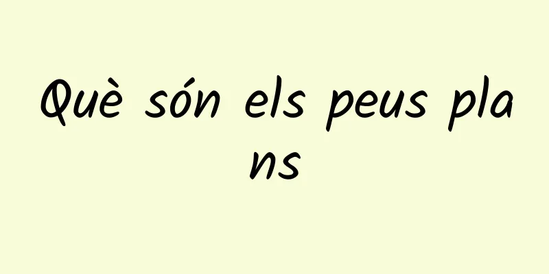 Què són els peus plans