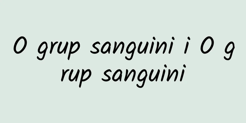 O grup sanguini i O grup sanguini