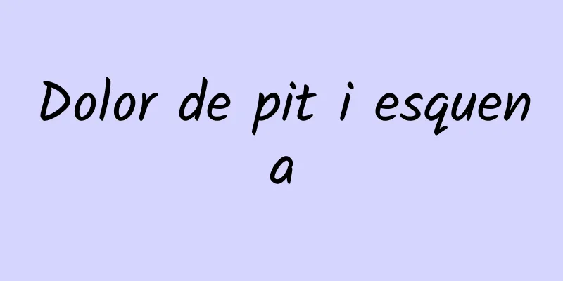 Dolor de pit i esquena
