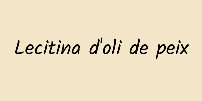 Lecitina d'oli de peix