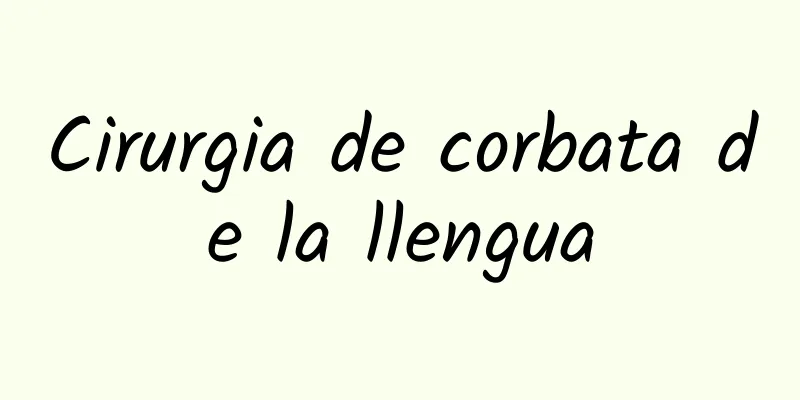 Cirurgia de corbata de la llengua
