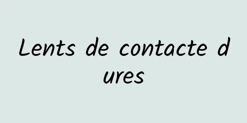 Lents de contacte dures