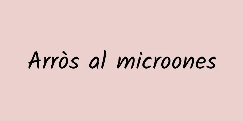 Arròs al microones