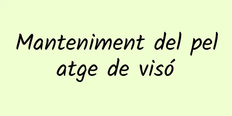 Manteniment del pelatge de visó