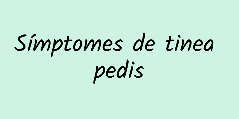 Símptomes de tinea pedis