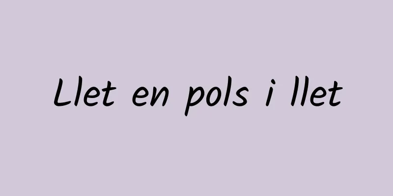 Llet en pols i llet