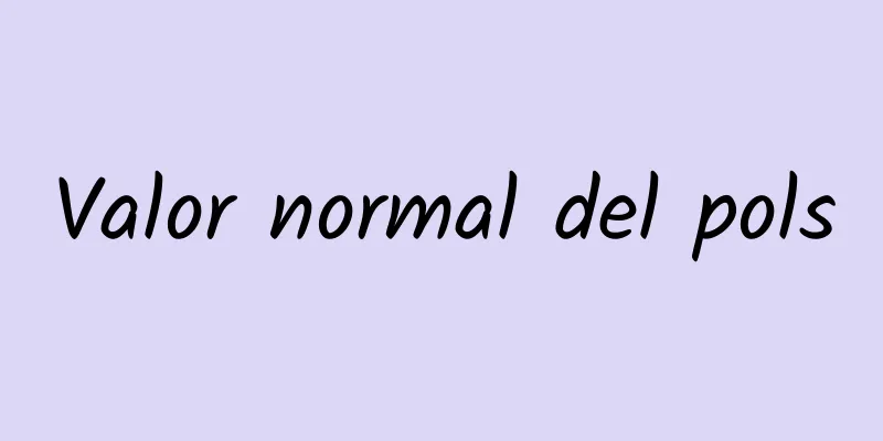 Valor normal del pols