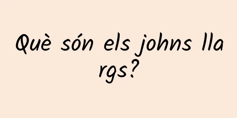 Què són els johns llargs?
