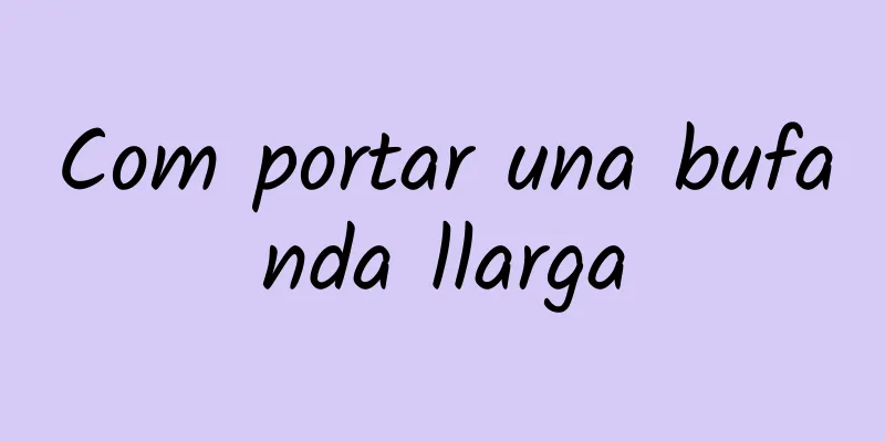 Com portar una bufanda llarga