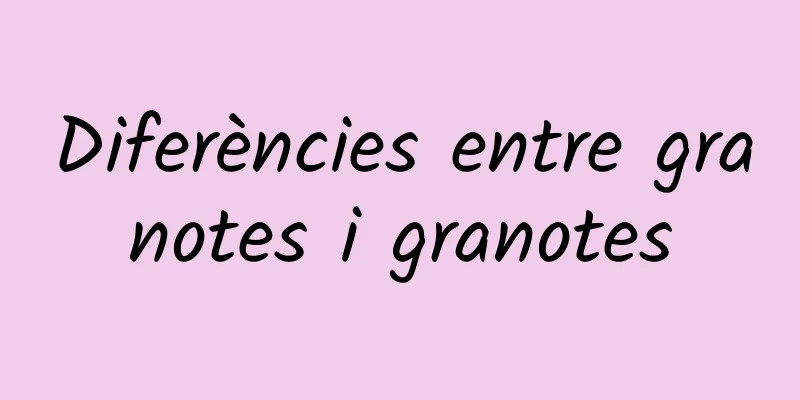 Diferències entre granotes i granotes