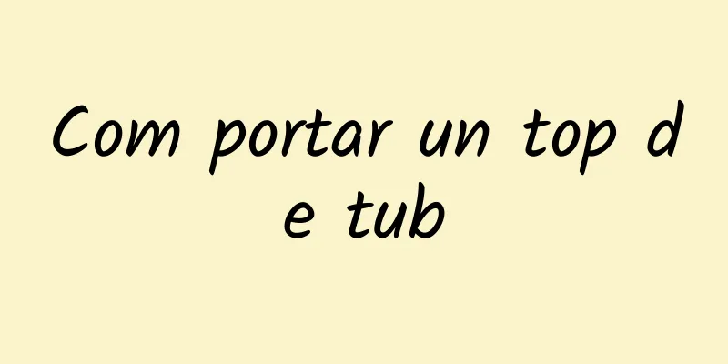 Com portar un top de tub