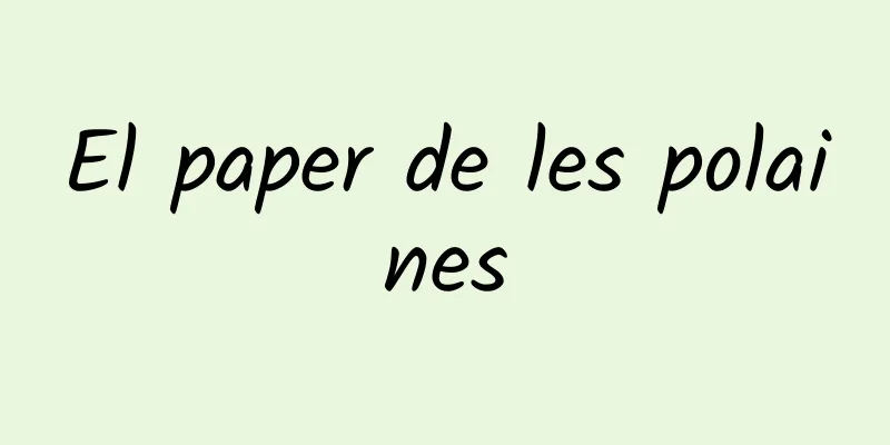 El paper de les polaines