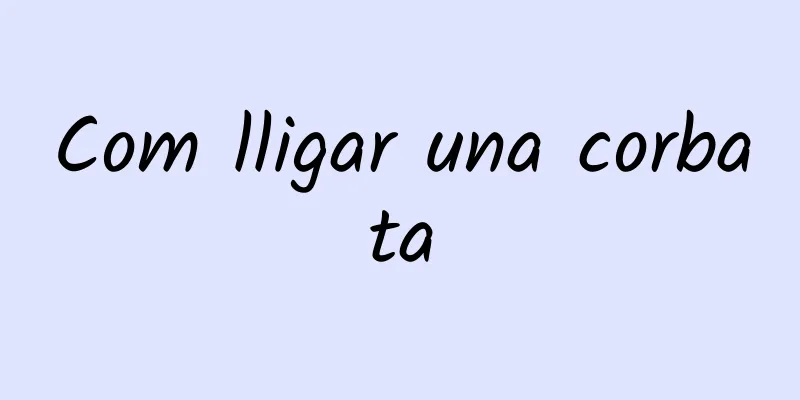 Com lligar una corbata