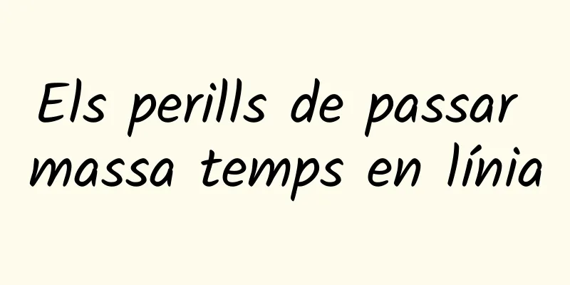 Els perills de passar massa temps en línia