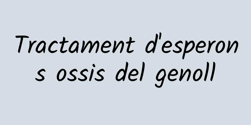 Tractament d'esperons ossis del genoll