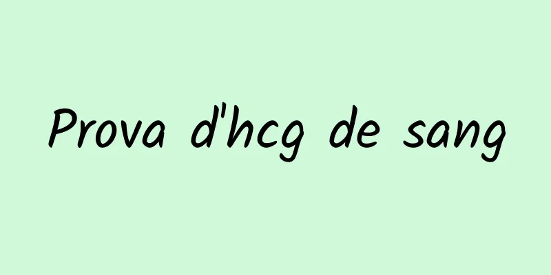 Prova d'hcg de sang