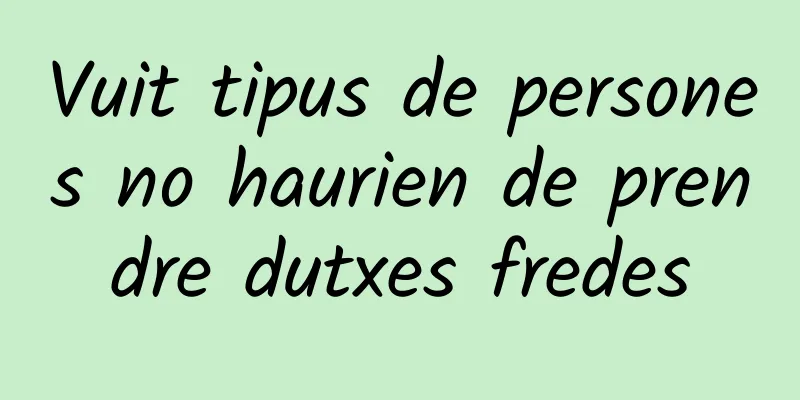 Vuit tipus de persones no haurien de prendre dutxes fredes