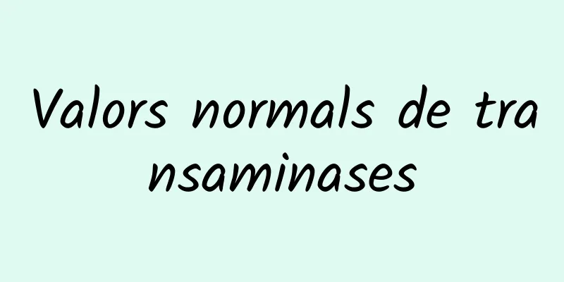 Valors normals de transaminases