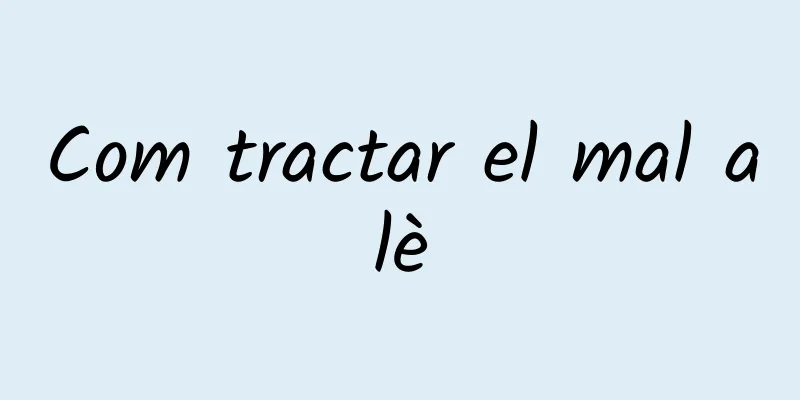 Com tractar el mal alè