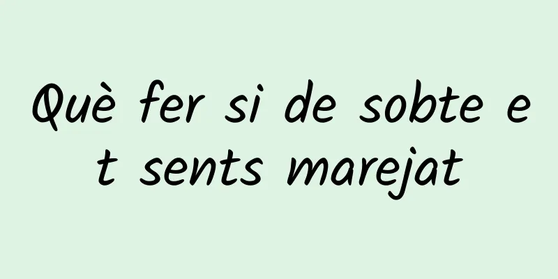 Què fer si de sobte et sents marejat