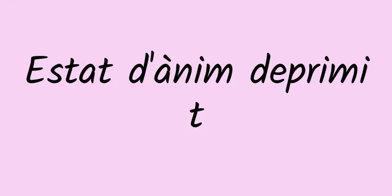 Estat d'ànim deprimit
