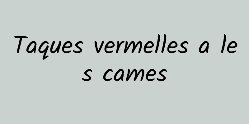 Taques vermelles a les cames