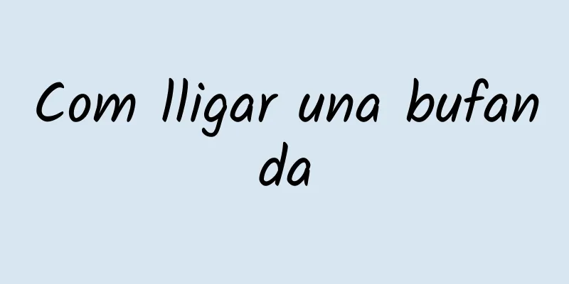 Com lligar una bufanda