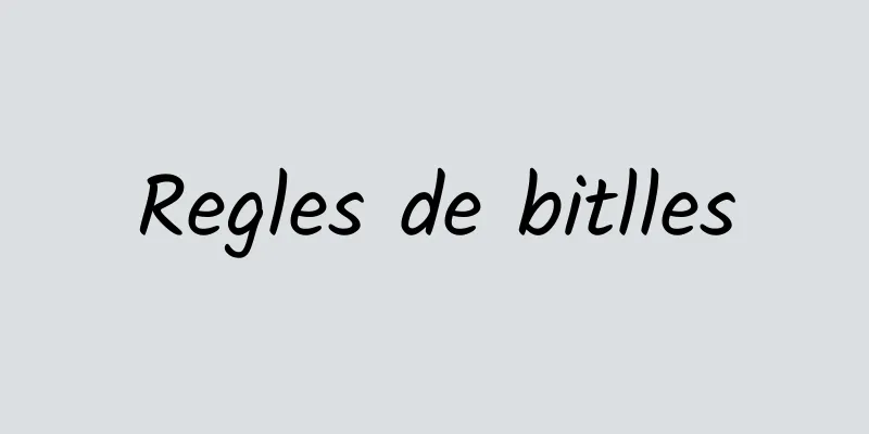 Regles de bitlles