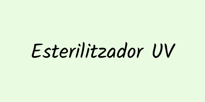 Esterilitzador UV