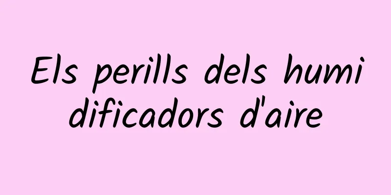 Els perills dels humidificadors d'aire