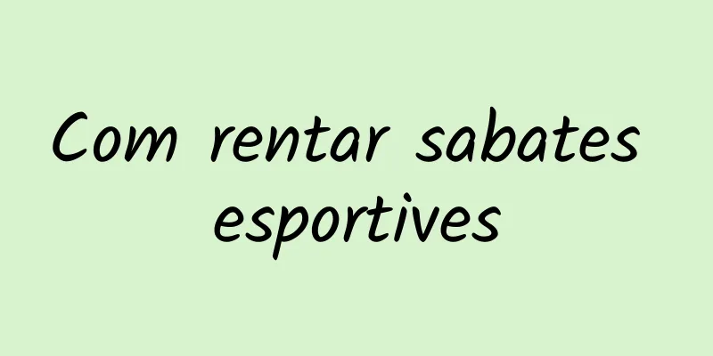Com rentar sabates esportives