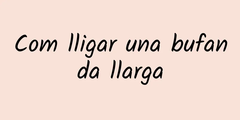 Com lligar una bufanda llarga