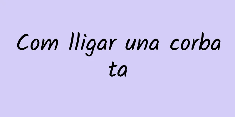 Com lligar una corbata
