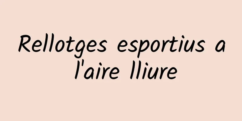 Rellotges esportius a l'aire lliure