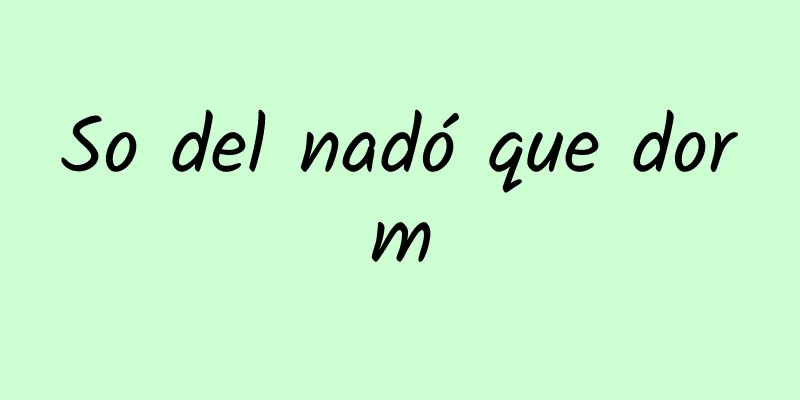 So del nadó que dorm