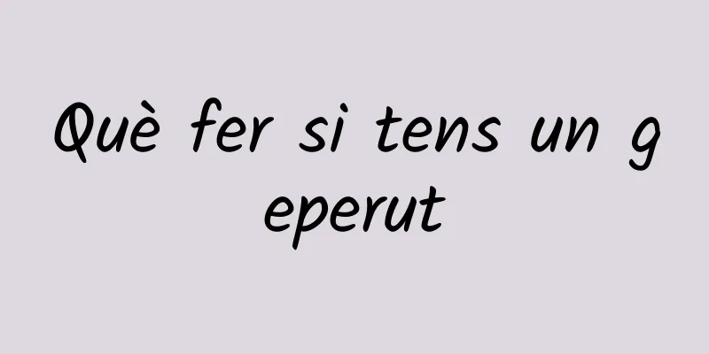 Què fer si tens un geperut