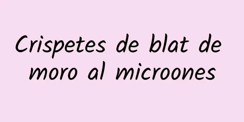 Crispetes de blat de moro al microones