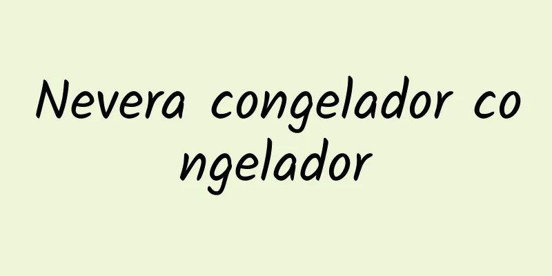 Nevera congelador congelador