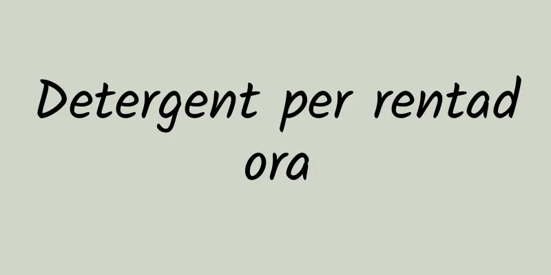 Detergent per rentadora