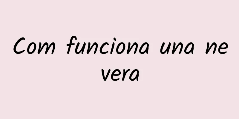 Com funciona una nevera