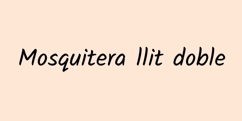 Mosquitera llit doble