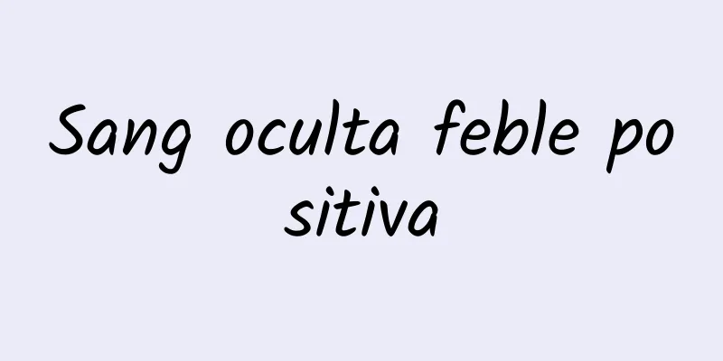Sang oculta feble positiva