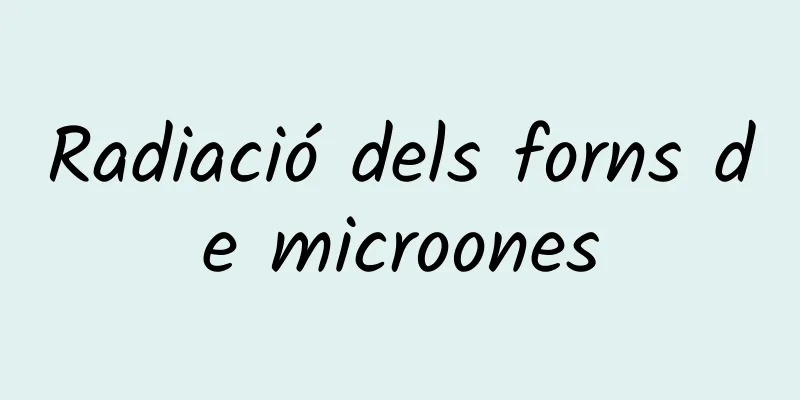 Radiació dels forns de microones