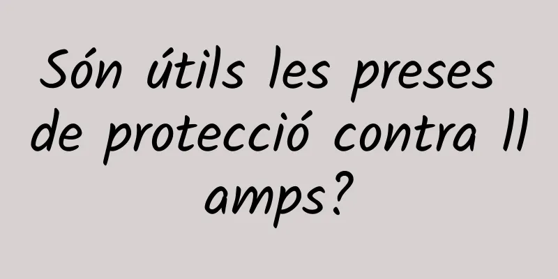 Són útils les preses de protecció contra llamps?