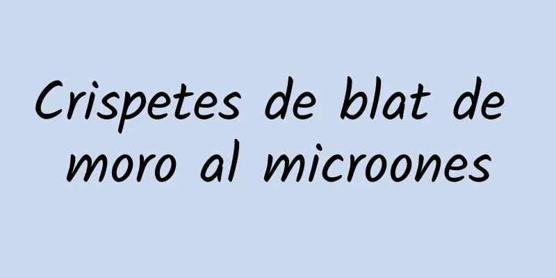 Crispetes de blat de moro al microones