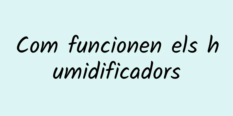 Com funcionen els humidificadors